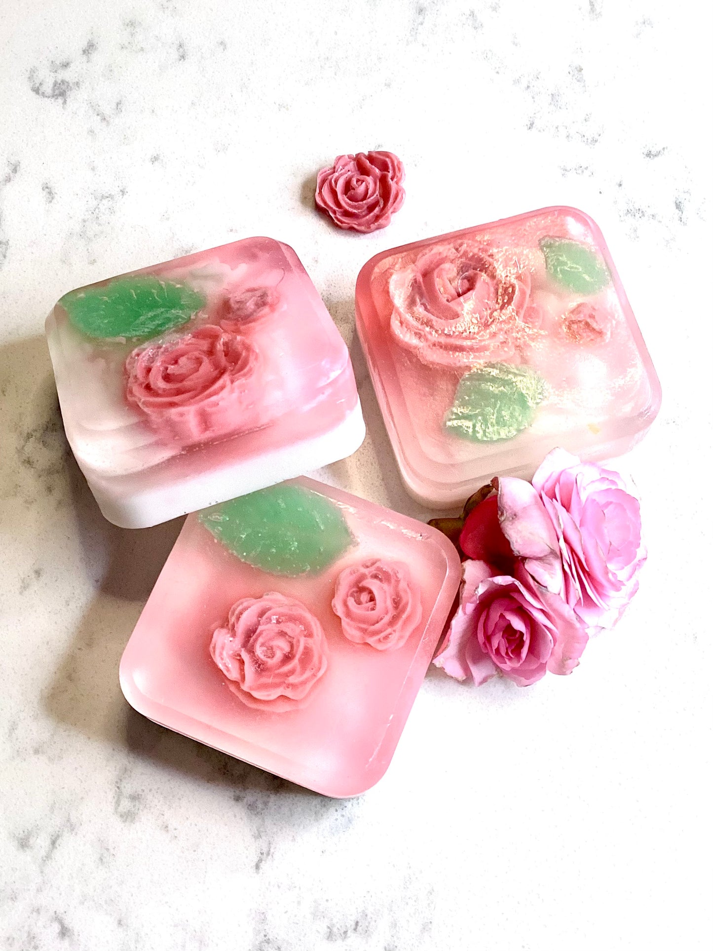 Peony Passion Perfumed Hand Soap Bar 2β x 2β Square | 2 Oz.- 57g