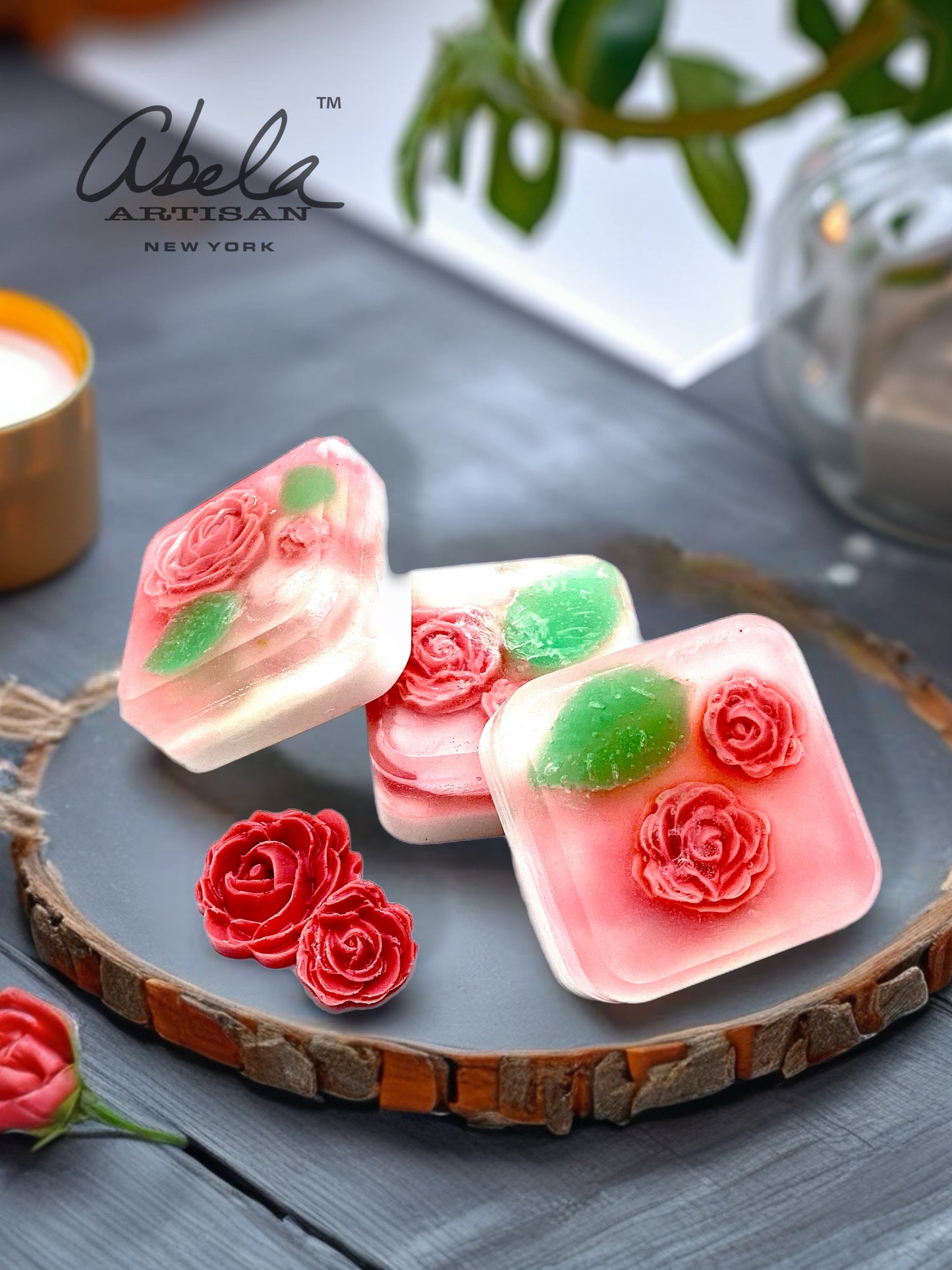 Peony Passion Perfumed Hand Soap Bar 2β x 2β Square | 2 Oz.- 57g