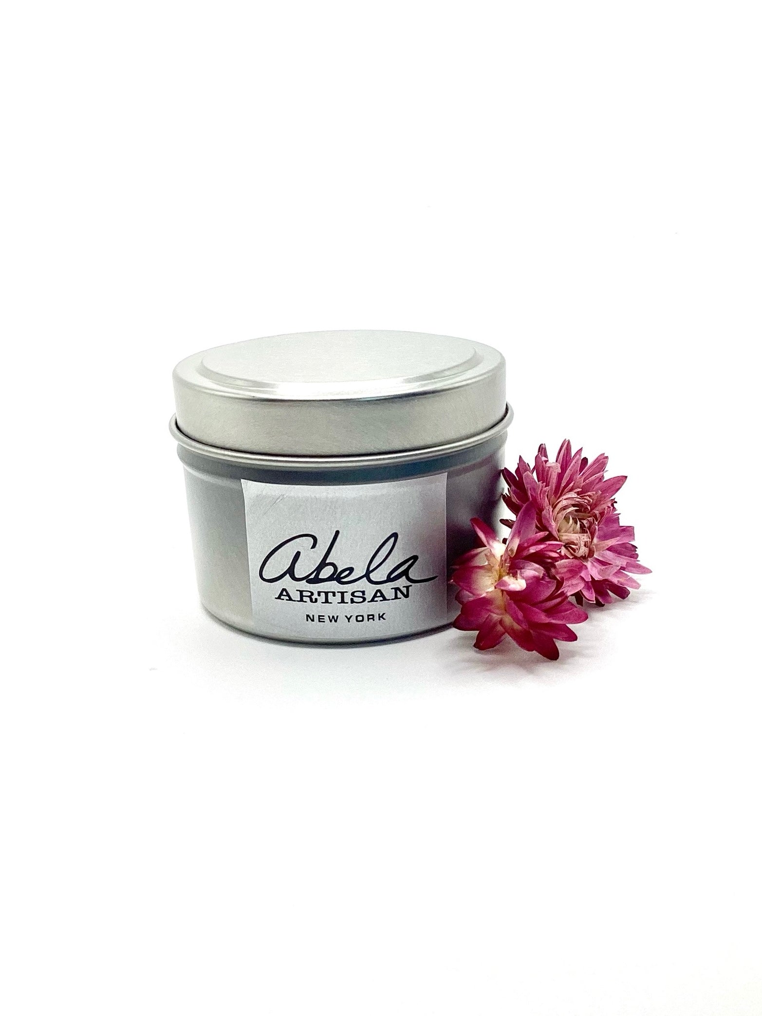 Abela Artisan  “SWEET CEDAR SCENTED CANDLE” – 4 oz Travel Tin