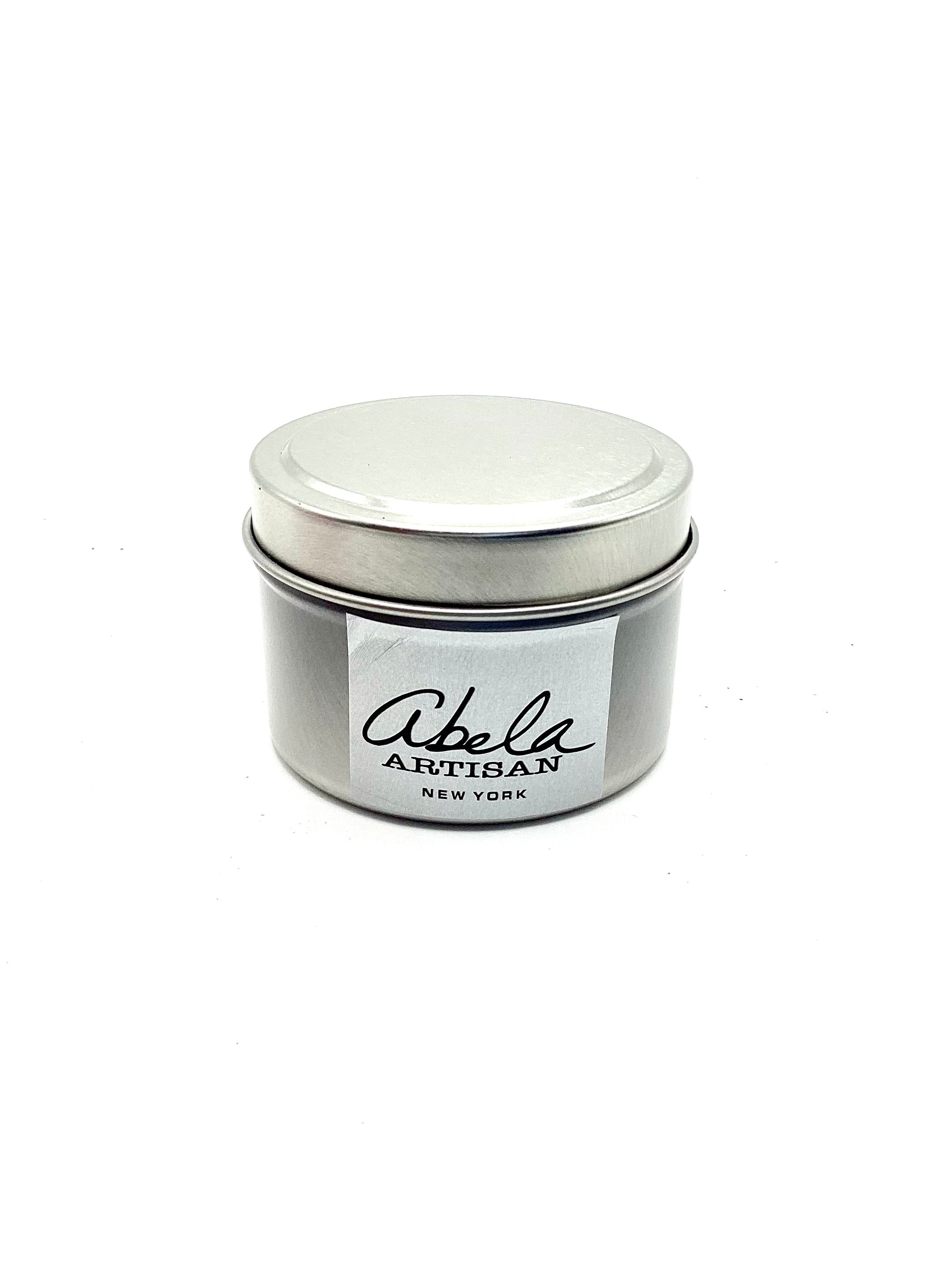 Abela Artisan "AMBER" Scented Candle- 4 oz Travel Tin