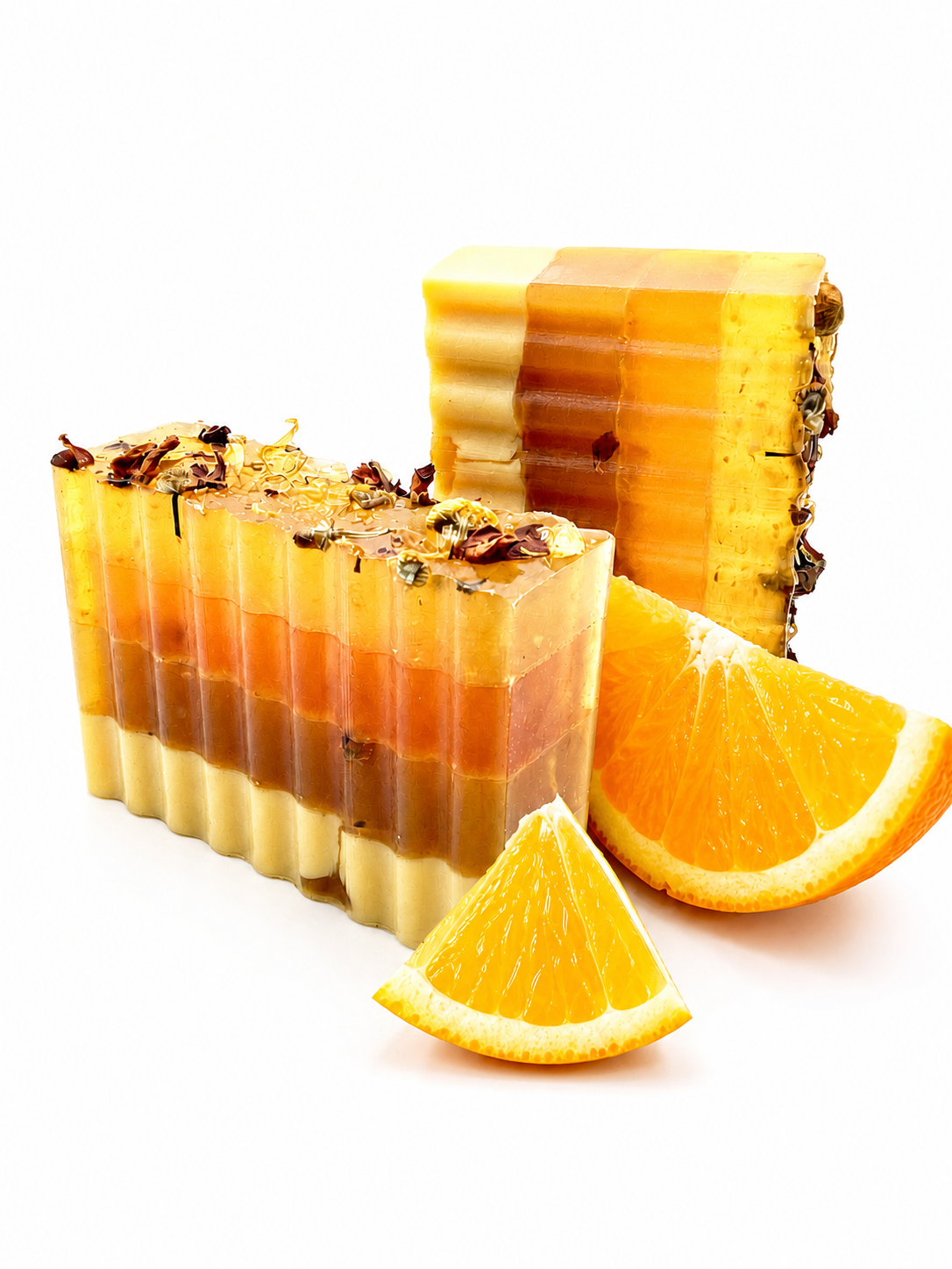 Artisan Orange Turmeric Tone - Honey Healing Soap Bar 5 oz - 141 g.