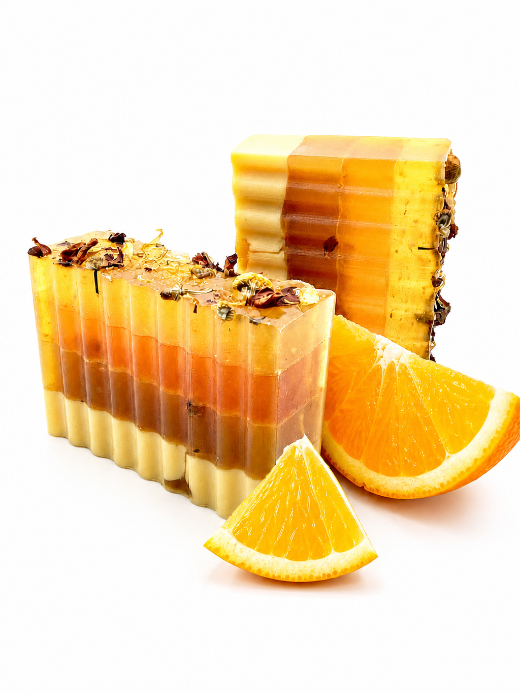 Artisan Orange Turmeric Tone - Honey Healing Soap Bar 5 oz - 141 g.