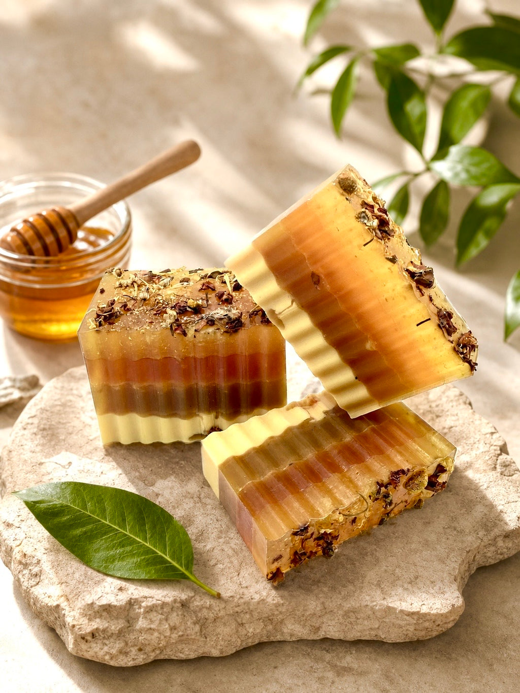 Artisan Orange Turmeric Tone - Honey Healing Soap Bar 5 oz - 141 g.