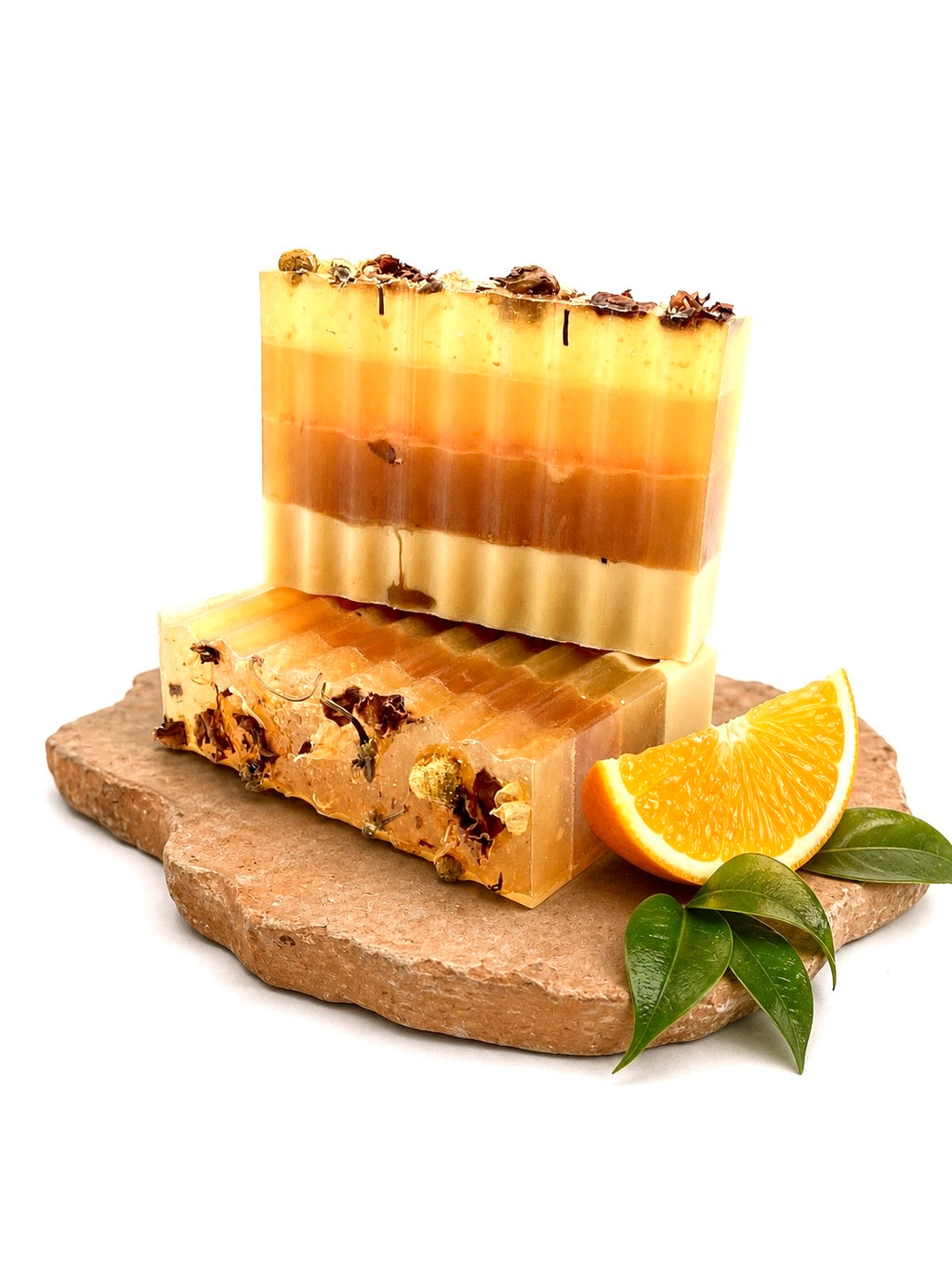 Artisan Orange Turmeric Tone - Honey Healing Soap Bar 5 oz - 141 g.