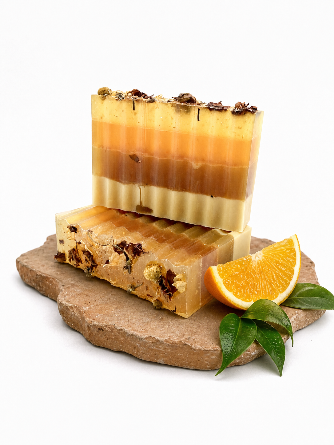 Artisan Orange Turmeric Tone - Honey Healing Soap Bar 5 oz - 141 g.