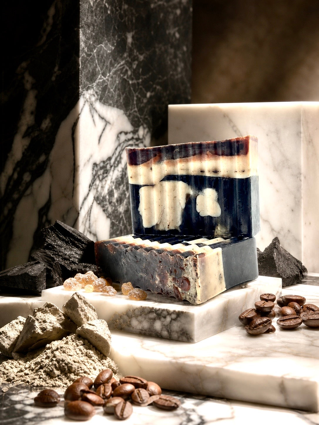 Abela Artisan Coffee Charcoal - Tamanu Soap Bar 5oz. - 141g.