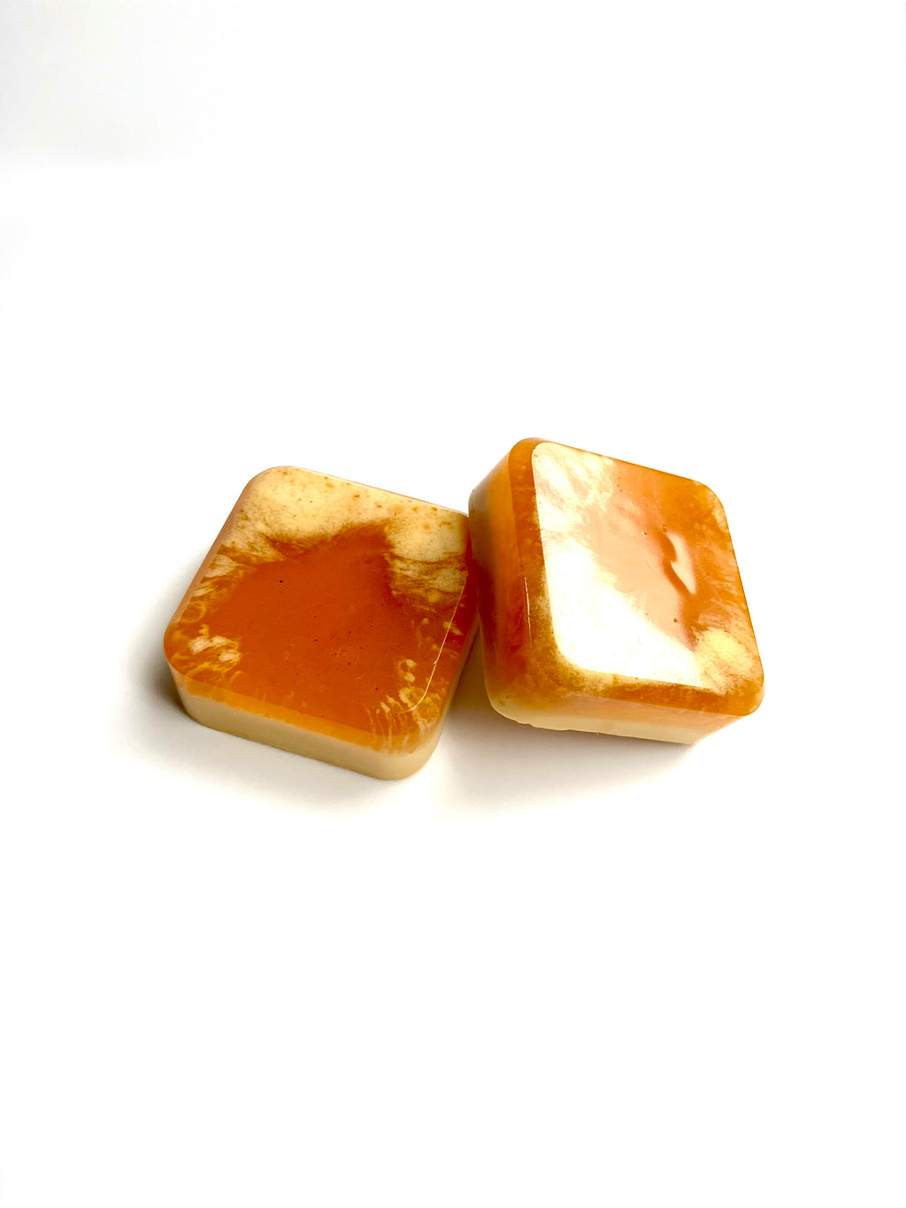 Abela Artisan “MINI LUXE TURMERIC-CITRUS” -Healing Wellness Soap Bar.  2”x2”, 3oz- 84g.