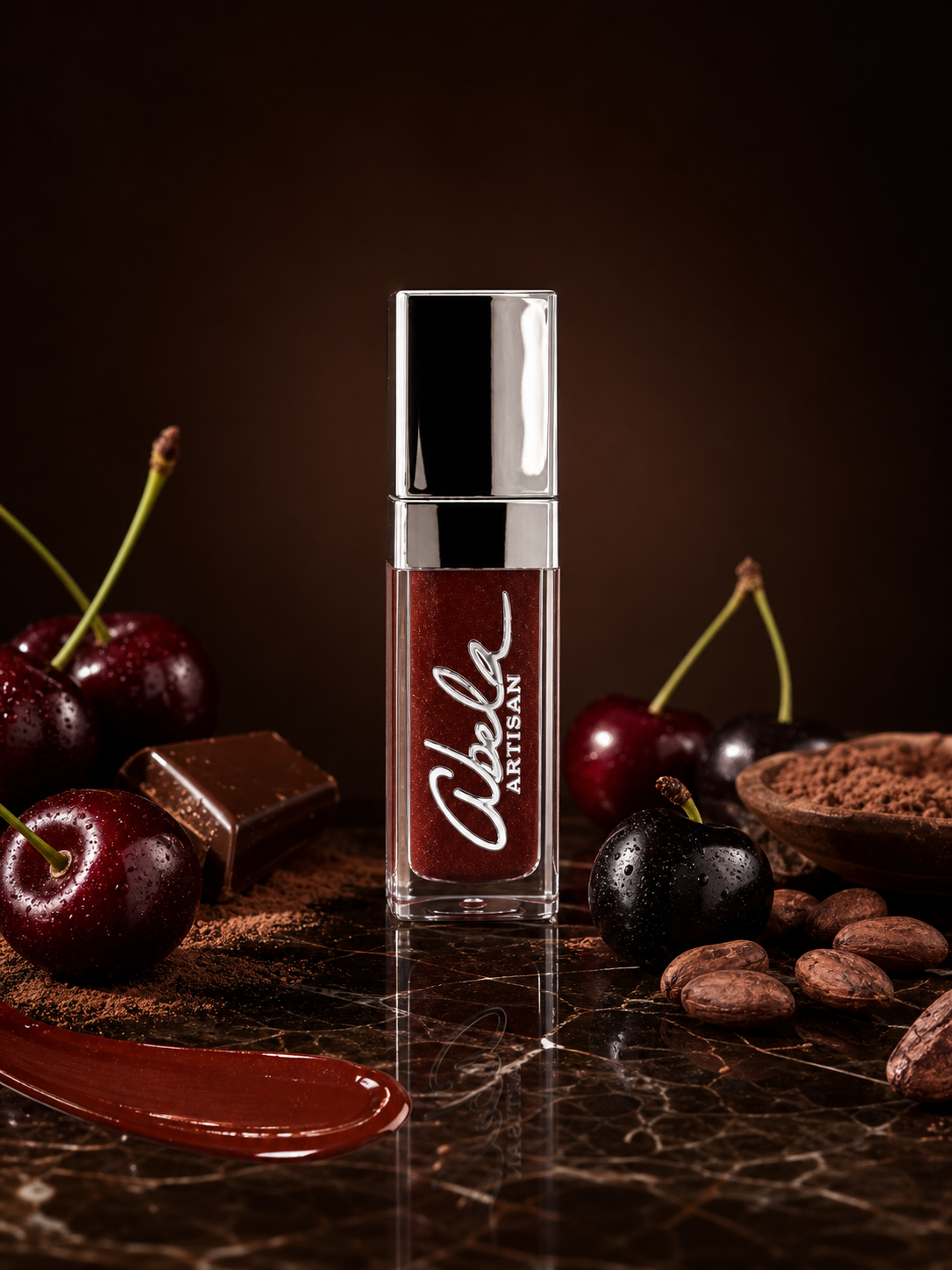 Abela Artisan - Mocha Cherry Hydrating Lip Gloss -10ml