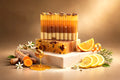 Artisan Orange Turmeric Tone - Honey Healing Soap Bar 5 oz - 141 g.