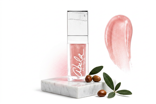 Abela Artisan Pink Aura Shimmer Hydrating Lip Gloss | 10ml