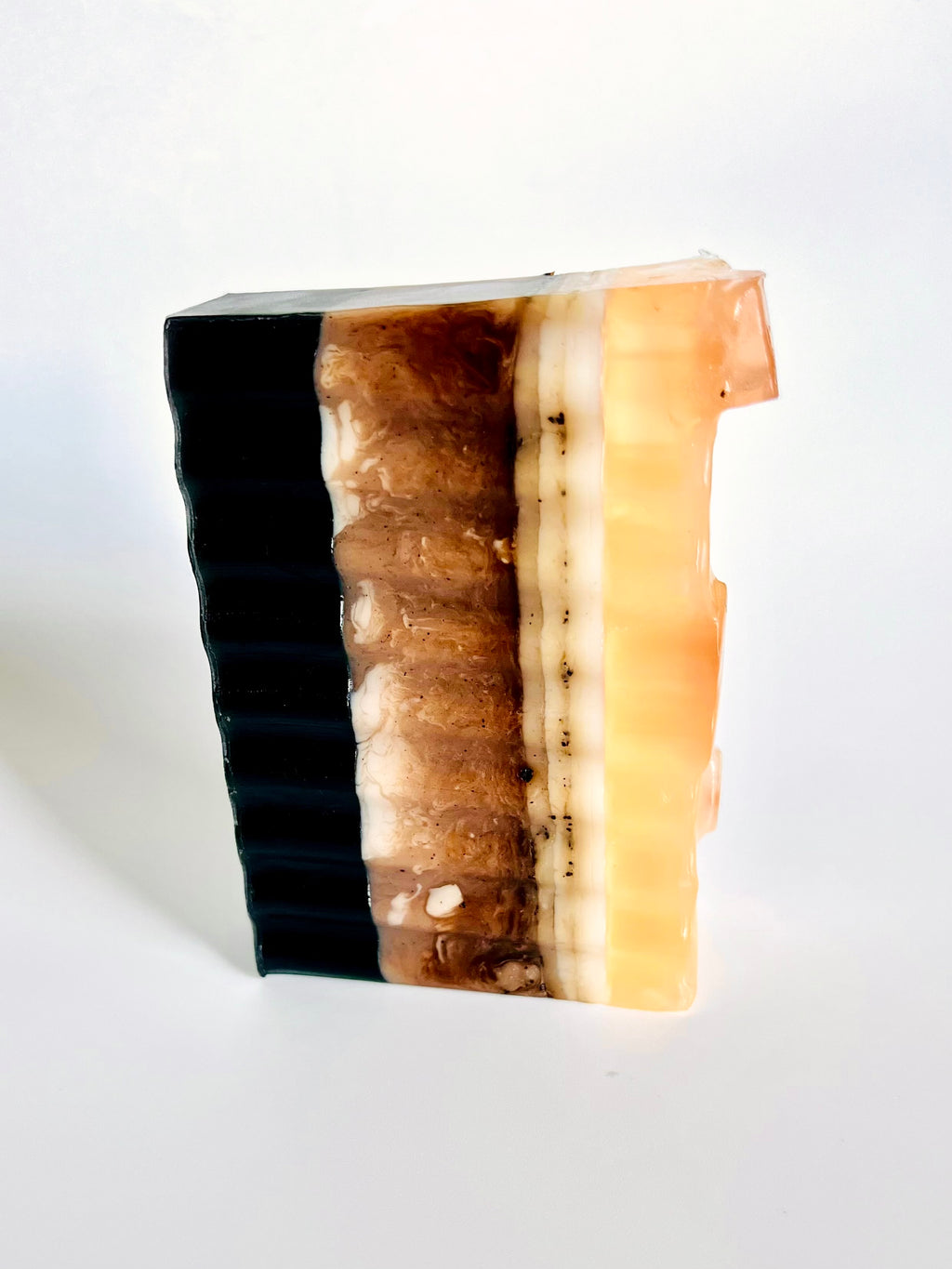 Abela Artisan Charcoal Coffee Clay Anti-Aging Detoxing Exfoliating Face -Body Soap Bar 5 Oz.- 141g.