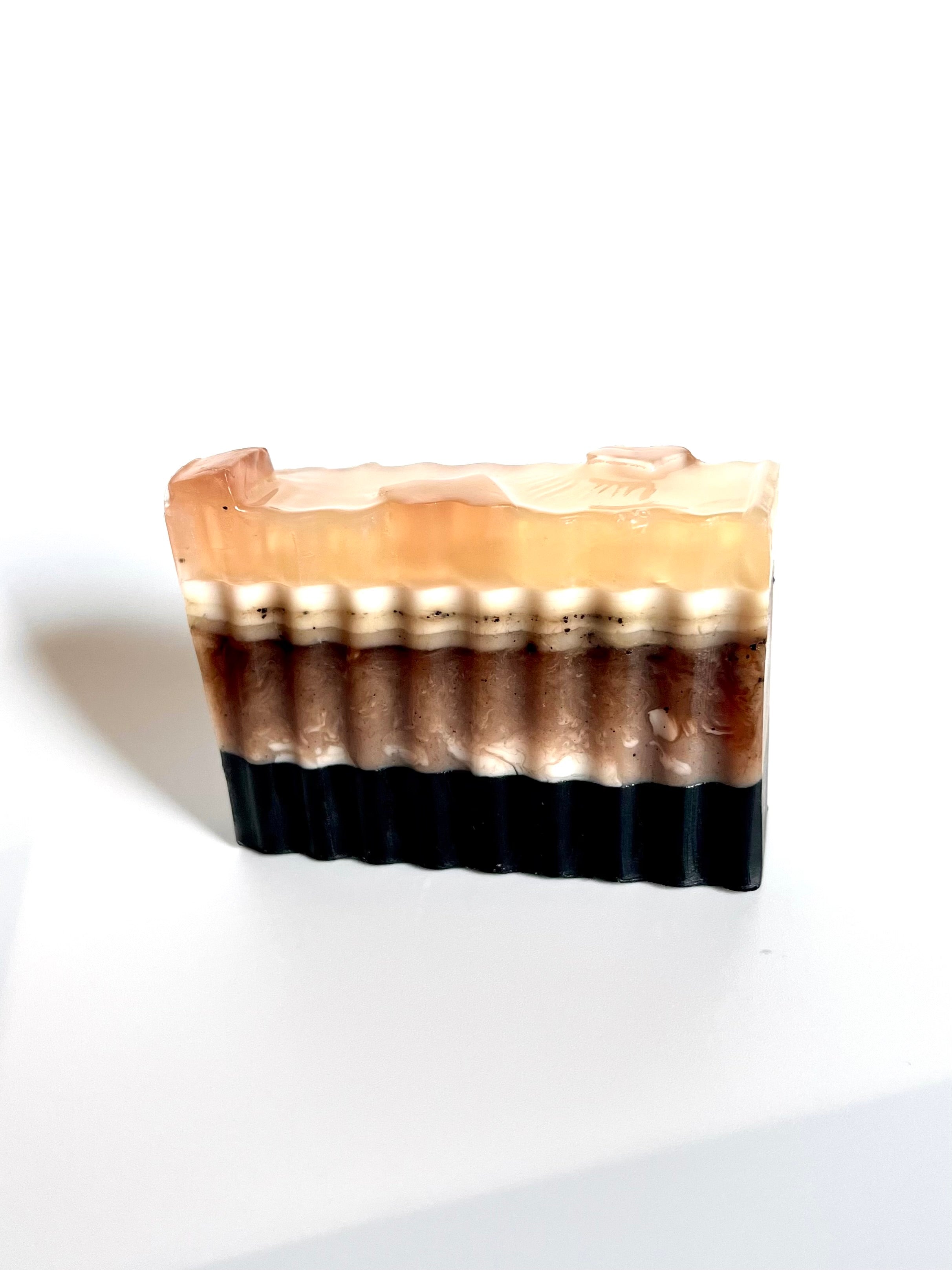 Abela Artisan Charcoal Coffee Clay Anti-Aging Detoxing Exfoliating Face -Body Soap Bar 5 Oz.- 141g.