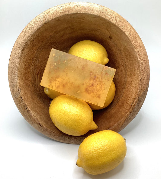 LEMON HONEY GLOW Moisturizing Acne Fighting Soap Bar 5 Oz.