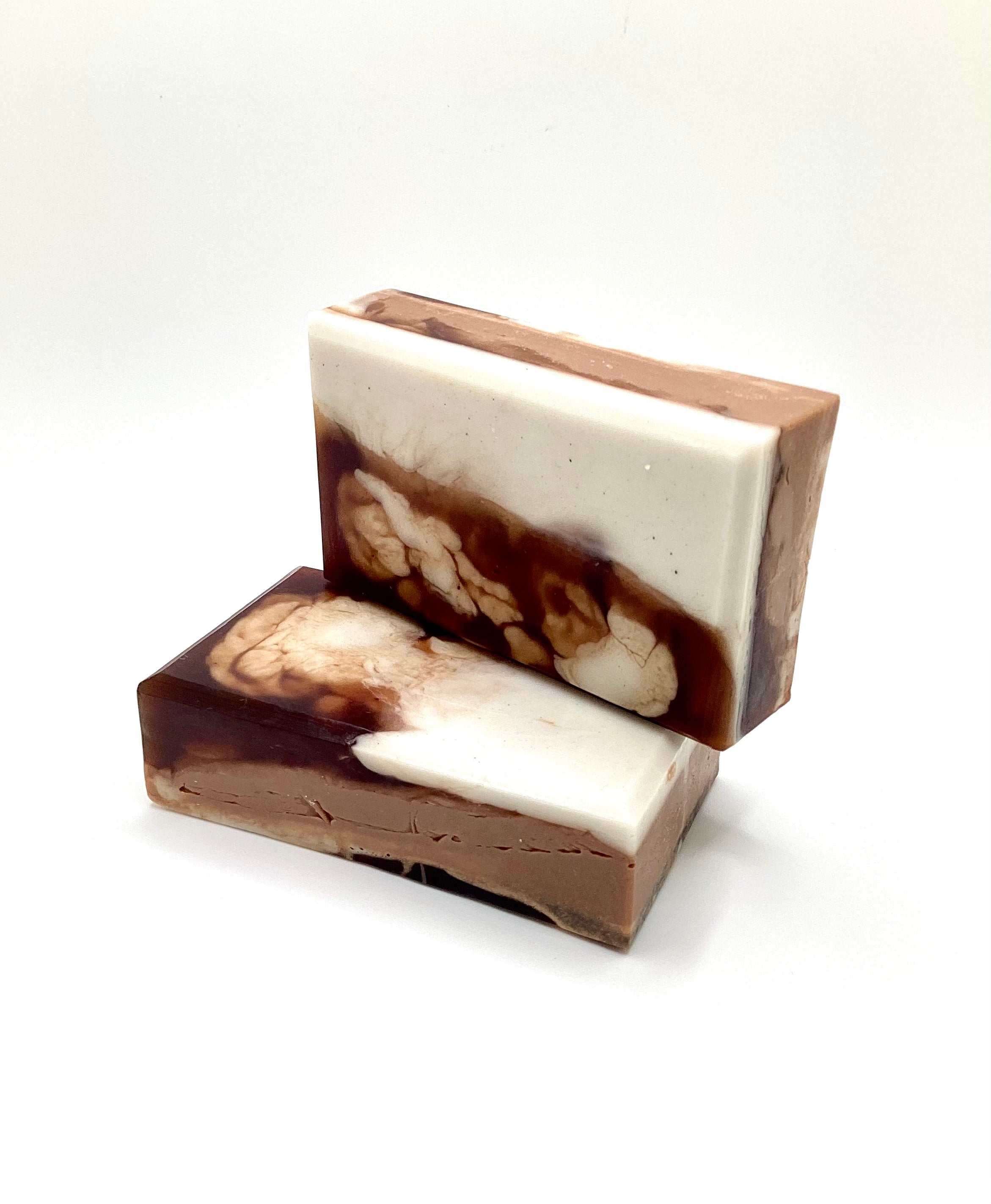 Coco Clay Swirl Moisturizing Anti Aging Acne Fighting Face -Body Soap Bar 5 Oz.- 141g.