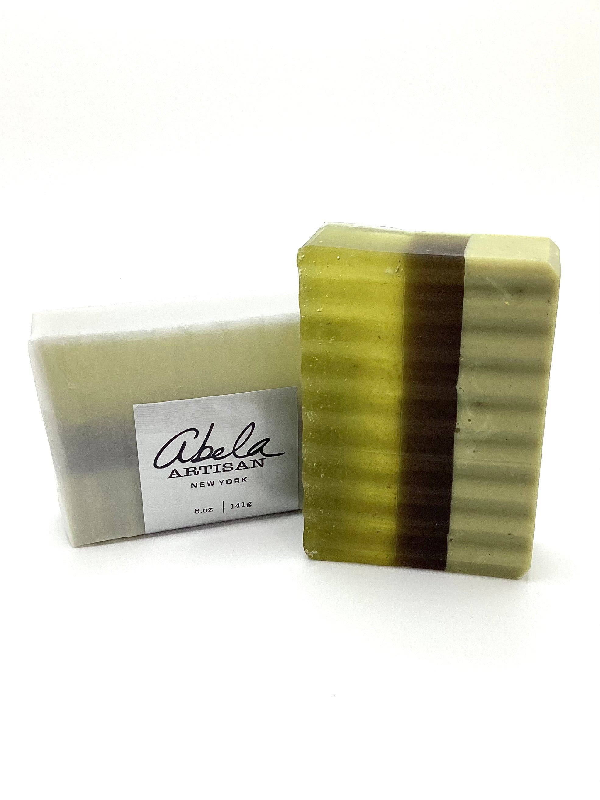 Abela Artisan Moringa Tea Tree Clay Wellness Soap Bar 5 oz - 141 g.