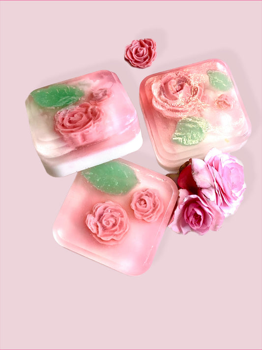 Peony Passion Perfumed Hand Soap Bar 2” x 2” Square | 2 Oz.- 57g