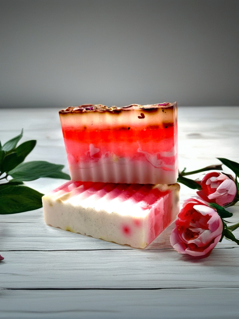 Abela Artisan “PEONY” Perfumed Clay Soap Bar 5oz -141g