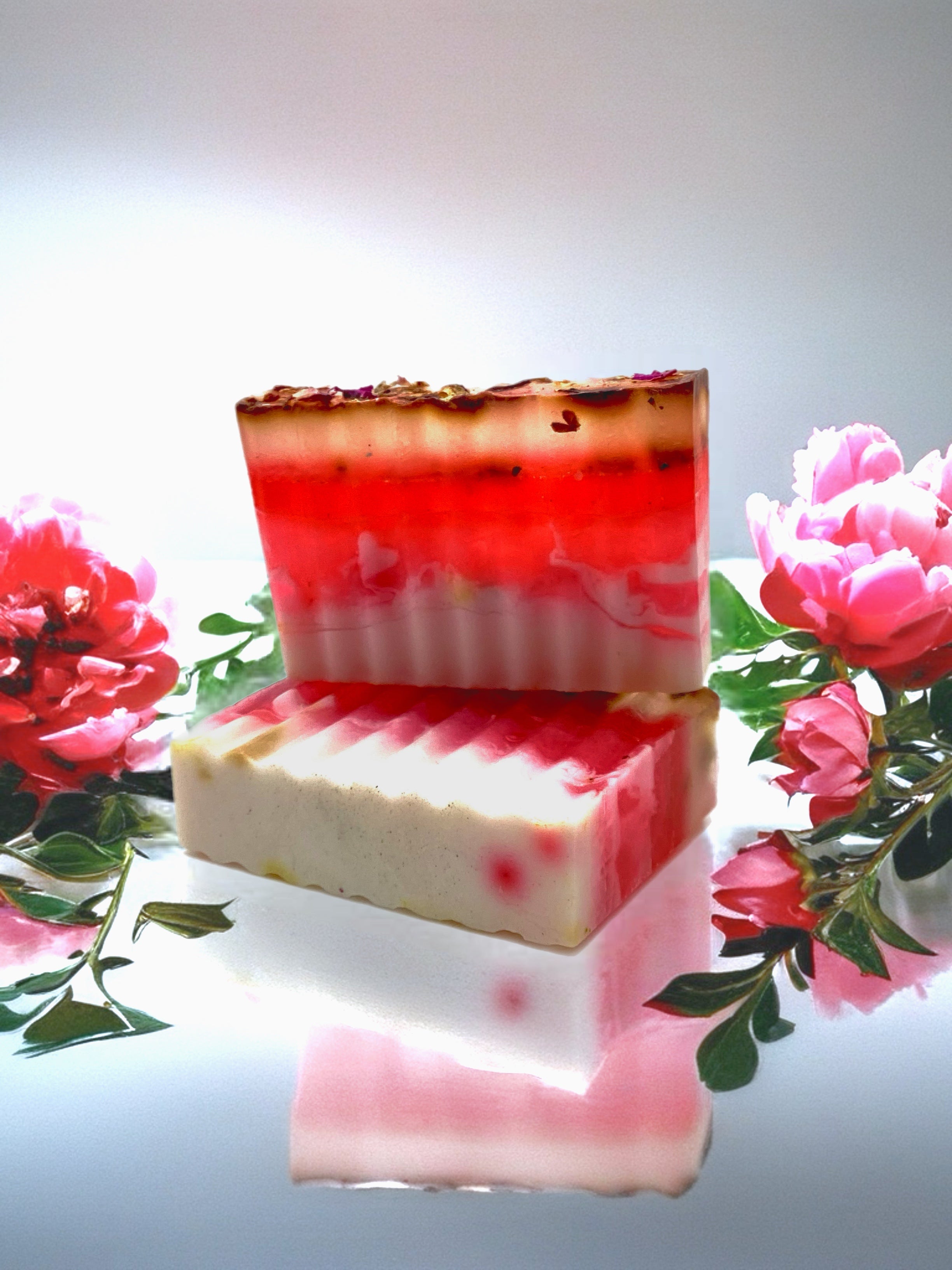 Abela Artisan “PEONY” Perfumed Clay Soap Bar 5oz -141g