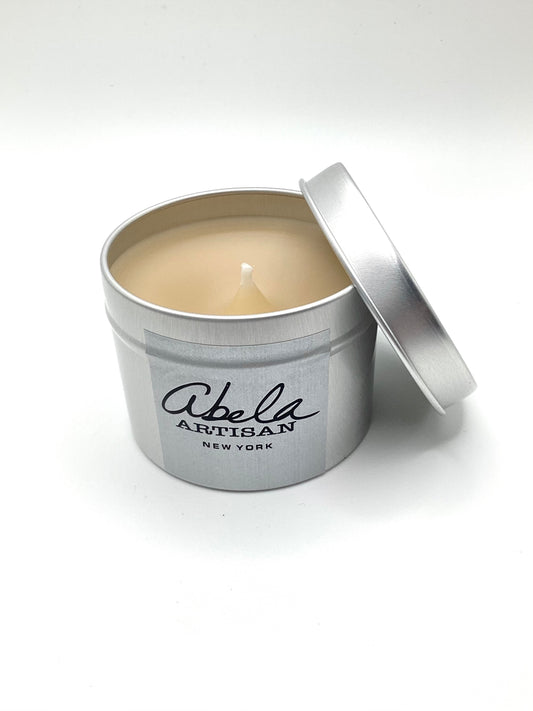 Abela Artisan Honeysuckle & Jasmine Scented Candle – 2 oz Travel Tin