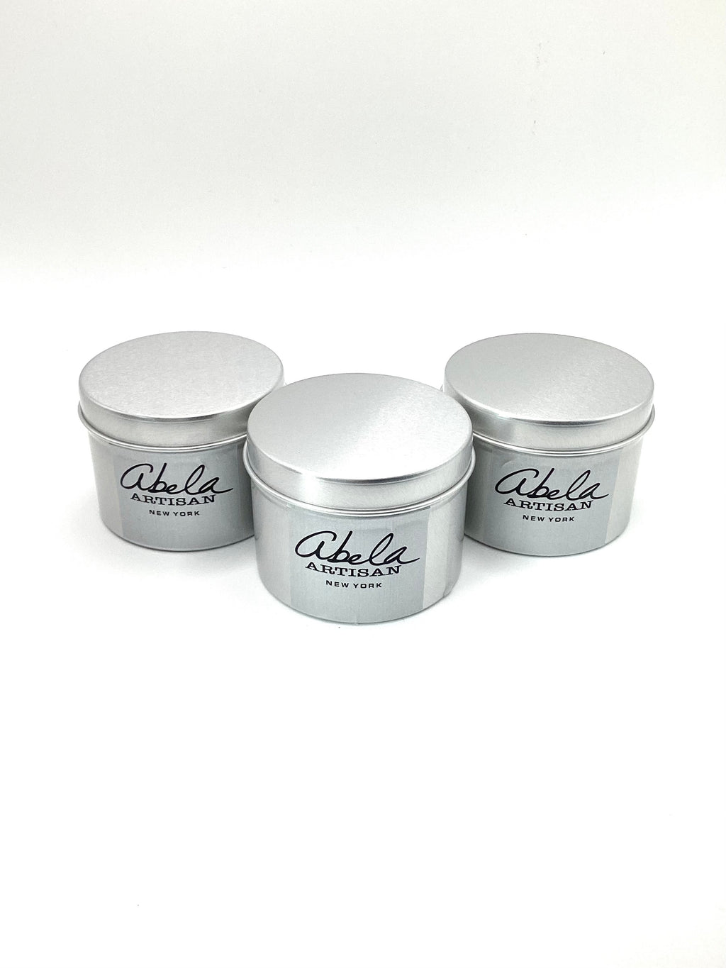 Abela Artisan  “AMBER SCENTED CANDLE” – 4 oz Travel Tin